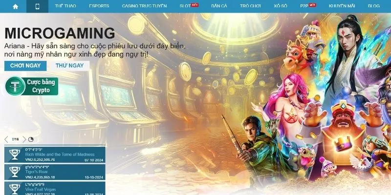 Game slot - Sảnh cược hot hit