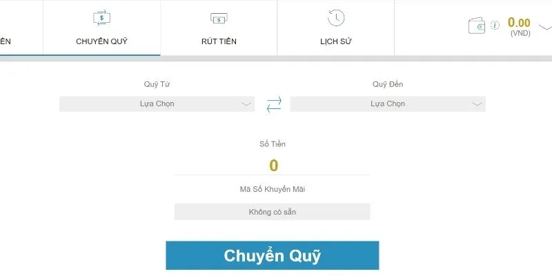 Giới thiệu về chuyển quỹ W88